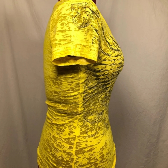 Harley-Davidson Yellow Burnout Tee - Picture 3 of 9